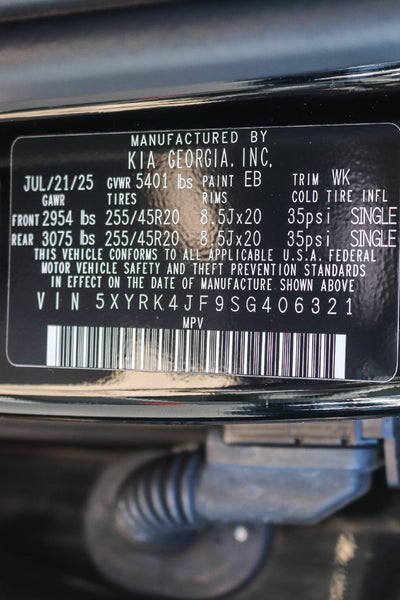 2025 Kia Sorento SX