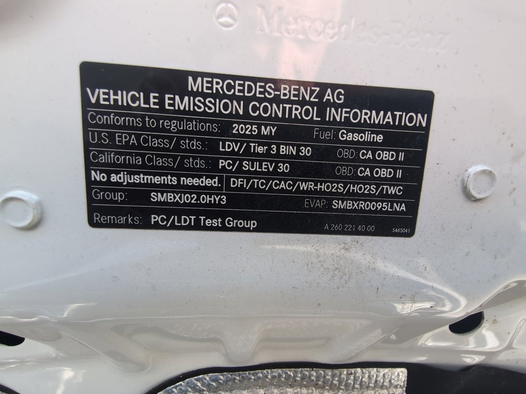 2025 Mercedes-Benz CLA CLA 250