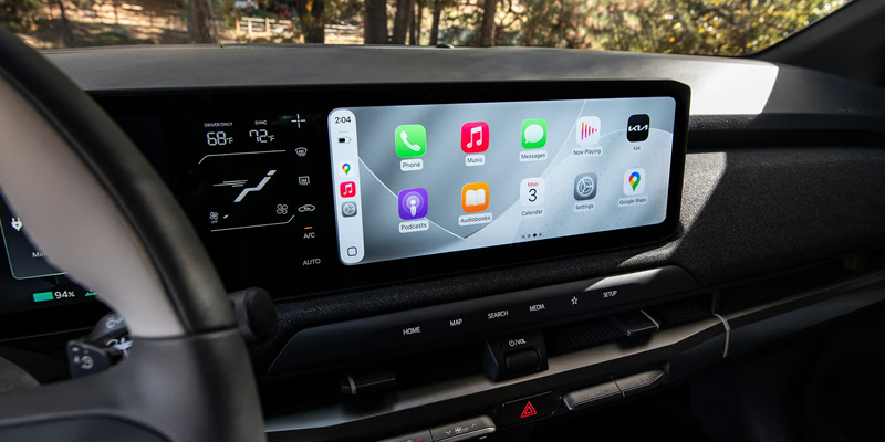 2027 Kia EV3 touchscreen infotainment system