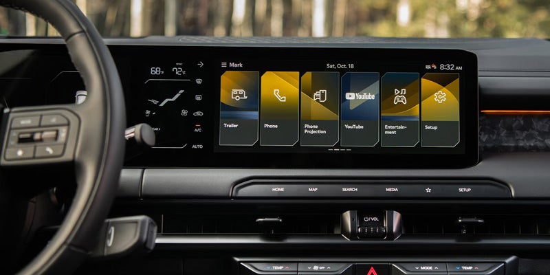 2027 Kia Telluride touchscreen infotainment and connectivity features